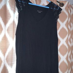 Ava and Viv 3x flowy tunic top used as swim cover